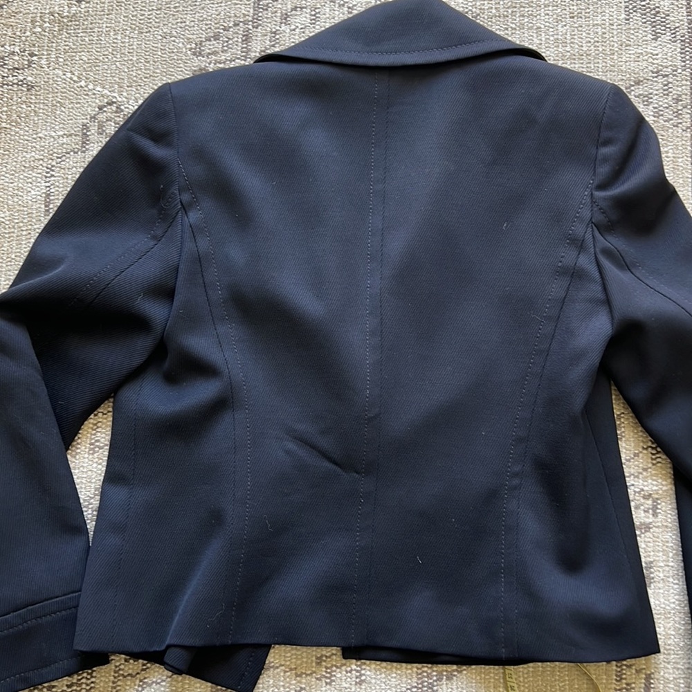 Escada Navy Double Breasted Light Jacket - image 7